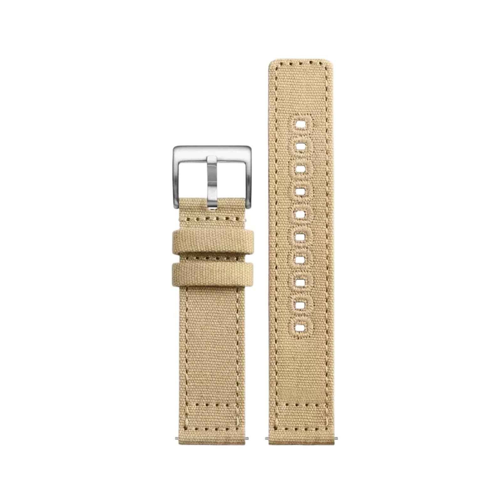 Générique NASUNJIA Bracelets de montre en toile de nylon de qualité, à dégagement rapide, respirants et étanches, 18 mm, 19 mm, 20 mm, 22 mm