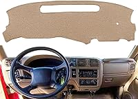 Vista 6 de Yiz Cubierta de salpicadero personalizada para Chevy Chevrolet S10 Blazer 1998-2005, GMC Jimmy Sonoma Envoy/Oldsmobile Bravada 1998-2005, tapete