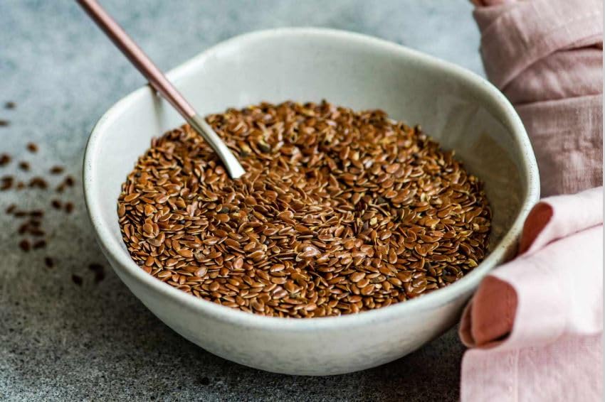 Image of DRY AMRIT Raw Flax Seeds 100G | Alsi Seeds Seeds for Eating | Flax Seeds for Hair Growth | Antioxidants | Rich In Protein & Dietary Fibre, Source Of Iron & Dietary Fibre