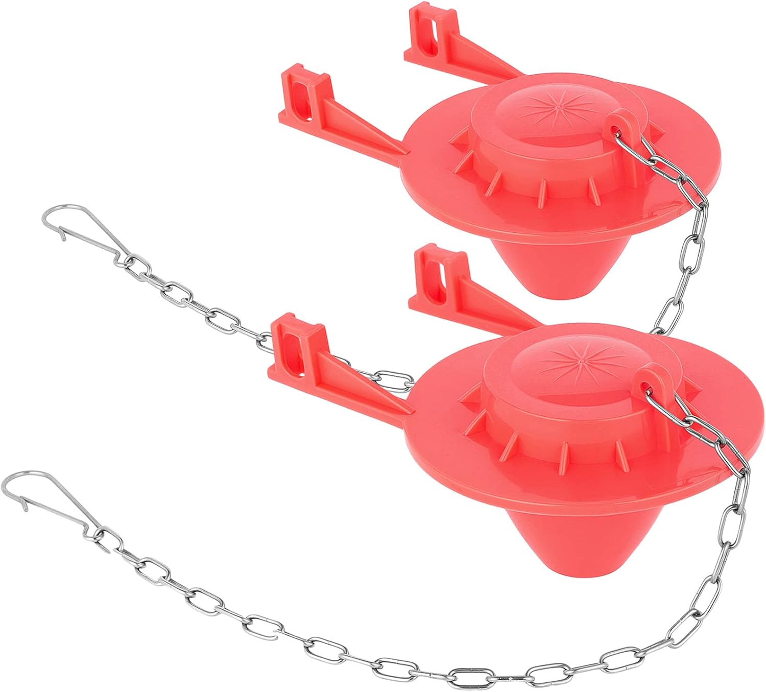 2 Pack Toilet Flappers, Universal 2 Inch Toilet Flapper Stopper Replacement Kits Compatible with