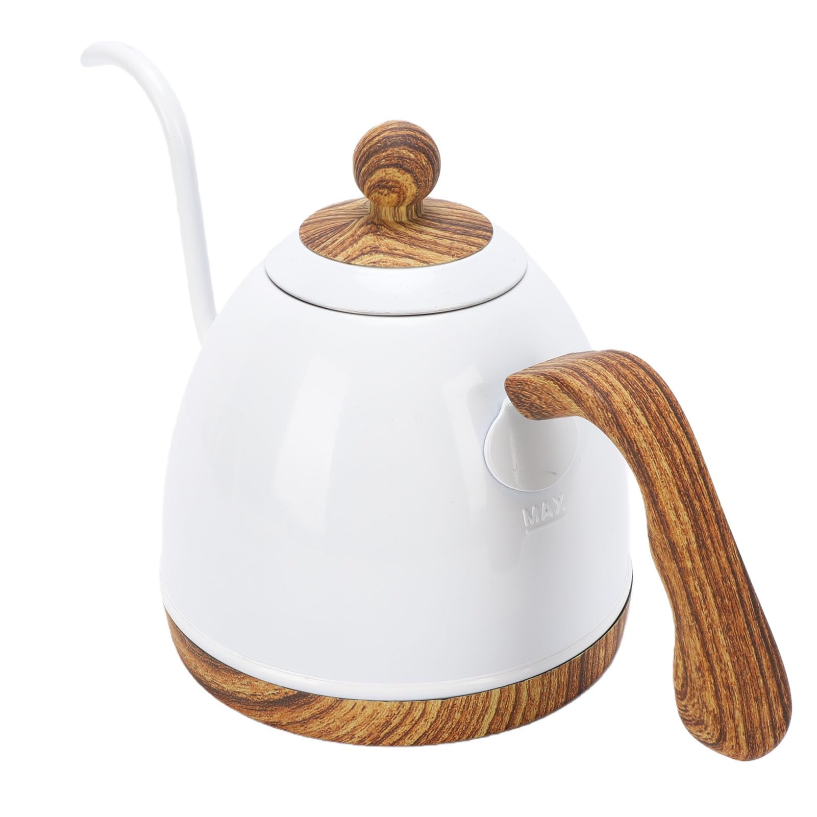 Haofy Bollitore Elettrico A Collo Di Cigno 600ml Controllo Della Temperatura Variabile Da 40°C A 100°C Bollitore Di Precisione In Acciaio Inossidabile Per Appassionati Di Caffè E Tè Piccoli (Spina