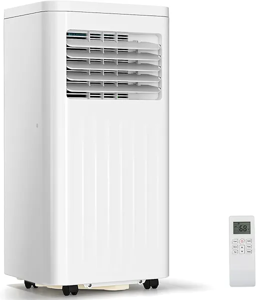 ZAFRO Portable Air Conditioners, 10000 BTU, 3 in 1 Portable AC Unit with Window Kits, Fan & Dehumidifier Modes, Cools up to 450 Sq.Ft, LED Display/Remote Control, 24H Timer for Living Room, Bedroom