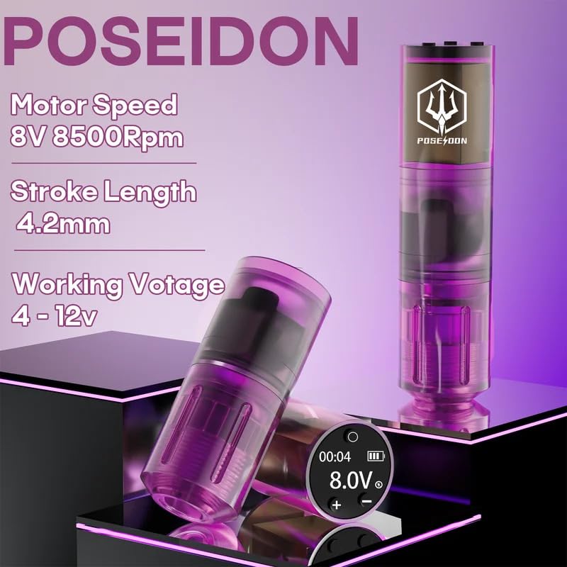 High Power Tattoo Pen Kit For Permanent Makeup Tattoo Machine Kit Wireless Supply Kit