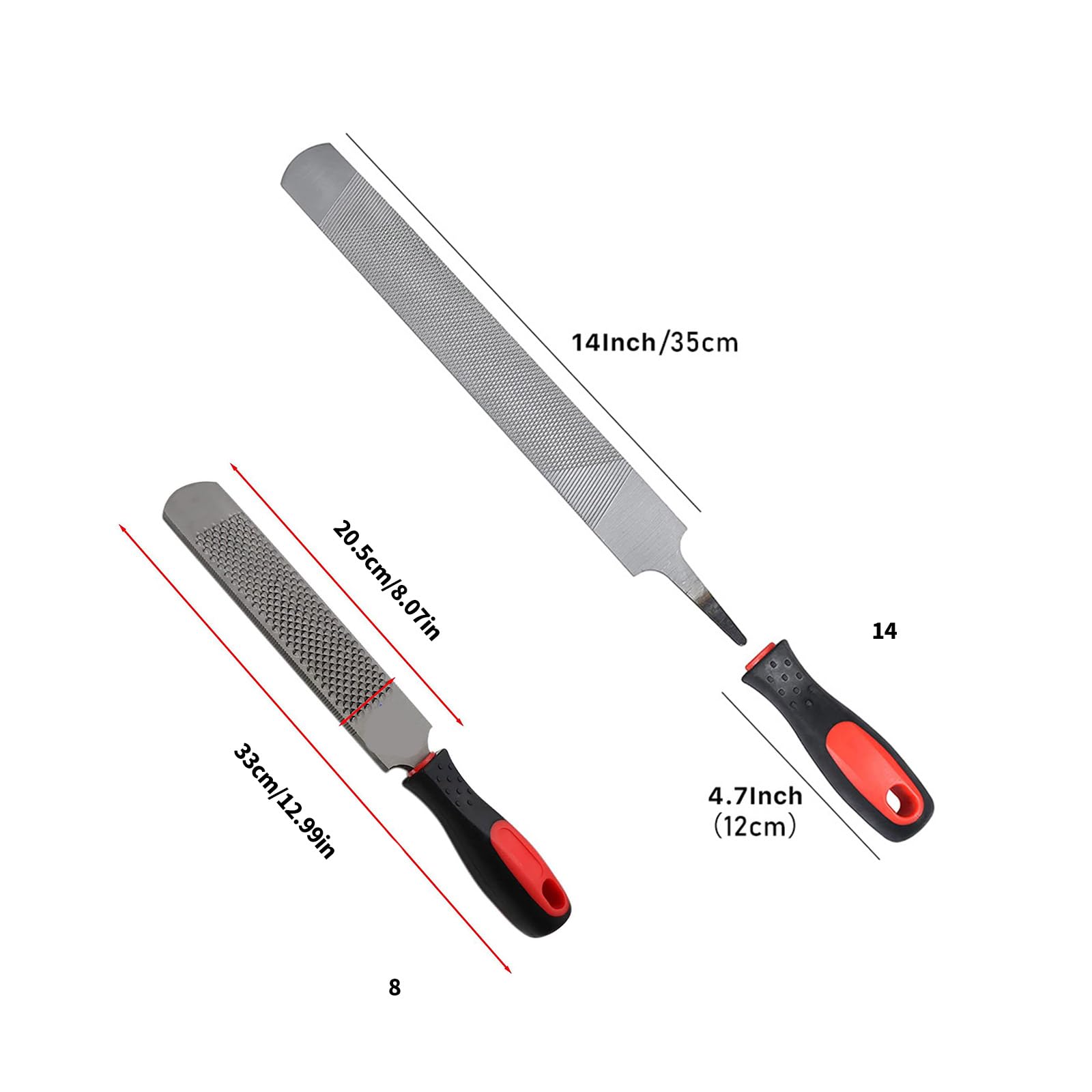 Hufraspel für Pferde, ergonomischer Griff, rostfreier Stahl, leichtes Design, tragbares Huftrimmwerkzeug