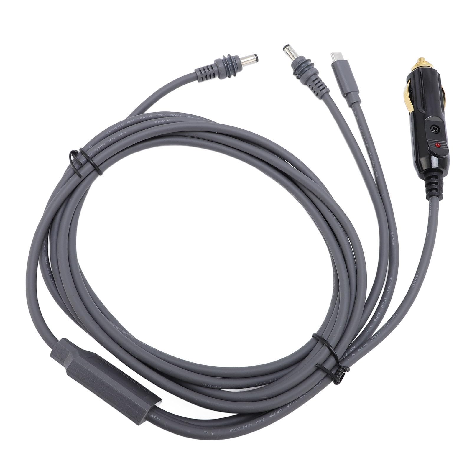 Ejoyous Cable de Alimentación DC de 18 AWG para Satélite, Enchufe de (#4)