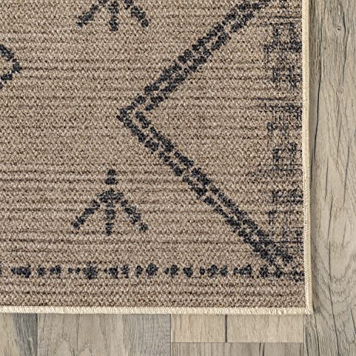 Rugs Usa X Lauren Liess Erica Easy Jute Machine Washable Area Rug, 8' X 10', Natural #TOP3