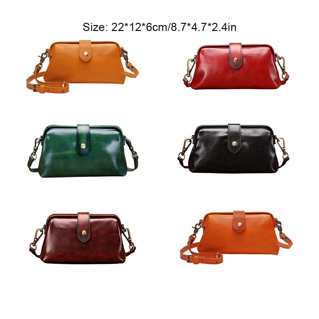 Bolso de hombro de cuero con detalles en latón y acero inoxidable FORHigh Materiales El bolso de hombro está hecho de cuero PU Marrón