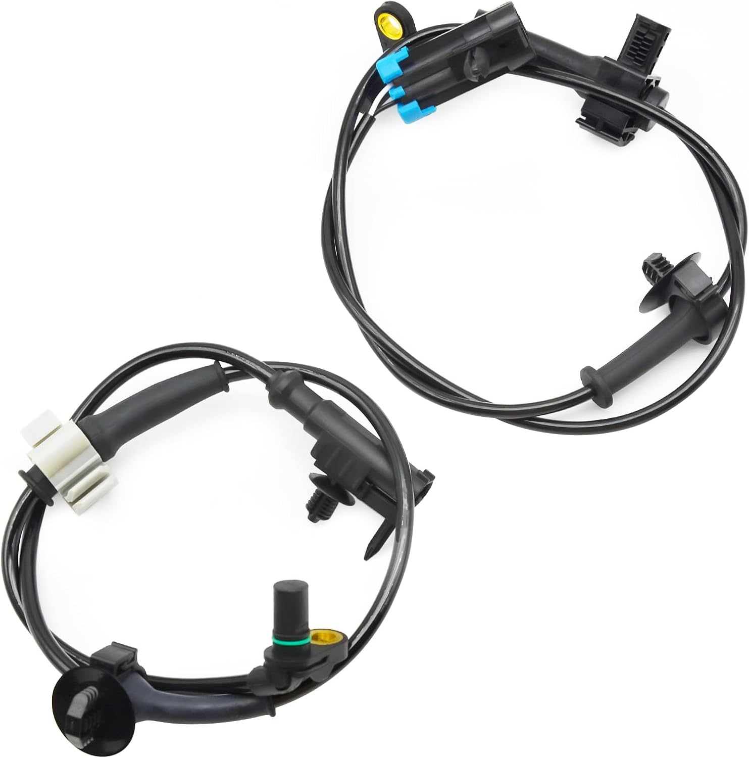 Set of 4 ALS1464 ALS1465 Front Rear Left & Right Side ABS Wheel Speed Sensor Compatible with Chevy Tahoe, for Cadillac Escalade, for GMC Yukon XL 1500 Replace OE#15229012 15121067