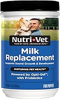 Vista 1 de Nutri-Vet Sustituto de leche para cachorros, leche en polvo, alimentación para cachorros recién nacidos, artículos esenciales para perros, productos