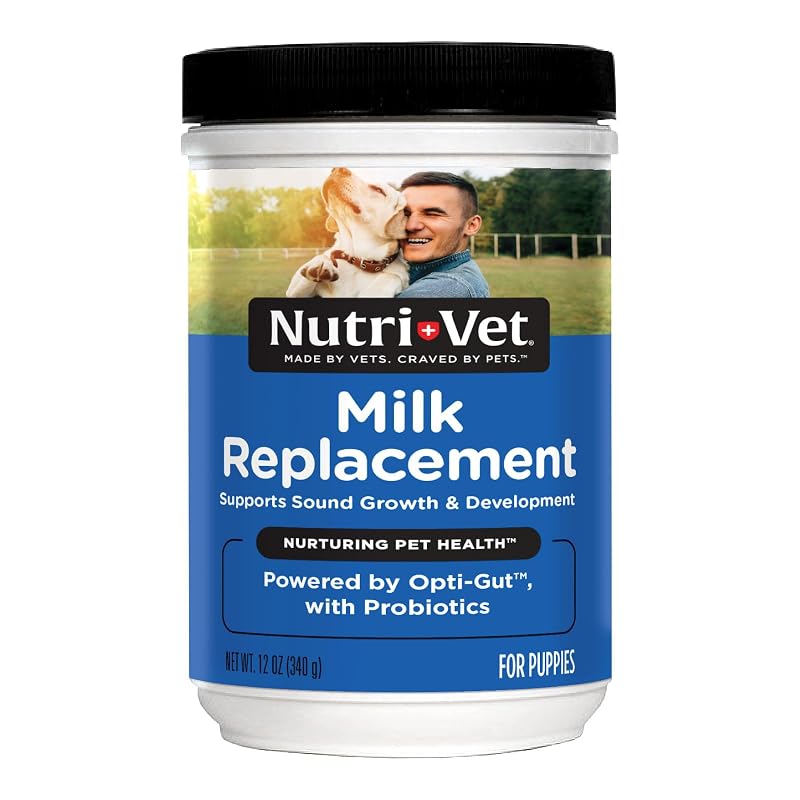 Substituto do Leite em Pó para Filhotes de Cães Nutri-Vet, Sabor Leite, 340 g