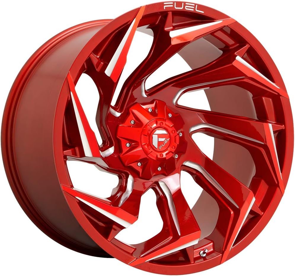 FUEL OFF-ROAD D754 REACTION 15X8, 5X4.5/4.75, 3.79, -18mm CANDY RED MILLED - D75415800437