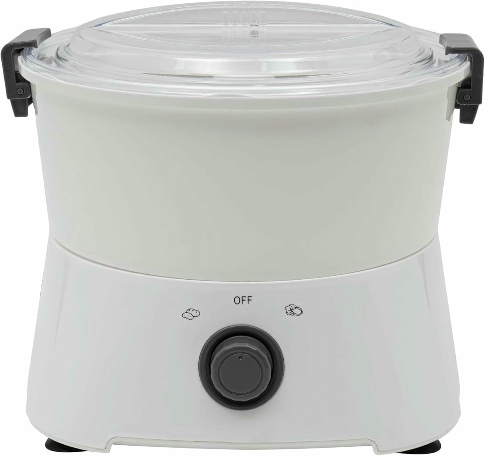 Máquina peladora de patatas, Pelador de patatas eléctrico 85 W, automático, con un solo botón, cable, multifunción, sobremesa, deshidratador verduras
