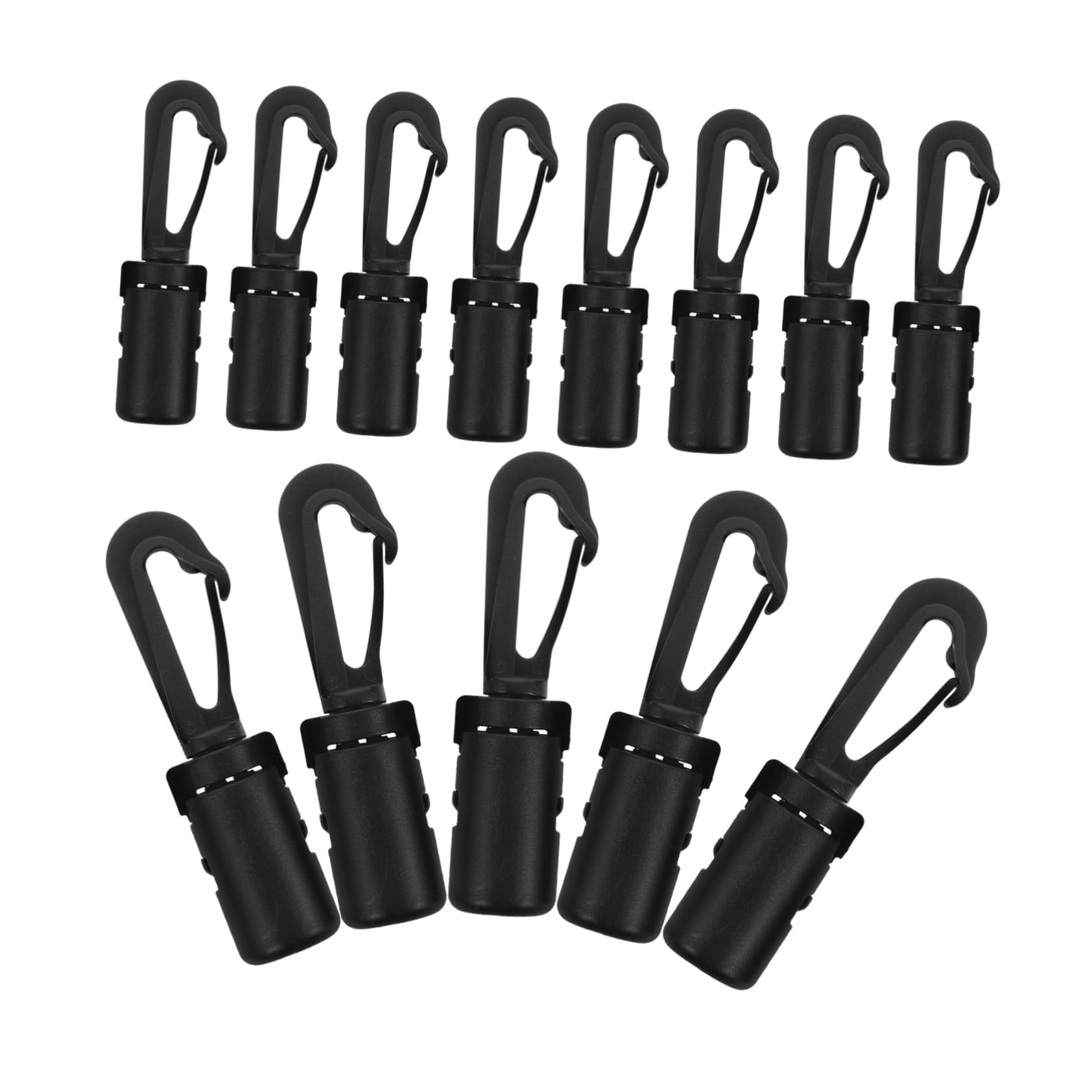 BESPORTBLE 20pcs Kayak Deck Rigging Boat Cleat Sturdy Elastic Rope Hook for Boat Ropes Canoe Straps