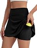 DLOODA Faldas Pantalón para Mujer Falda de Tenis con Bolsillos Shorts Falda para Golf 3