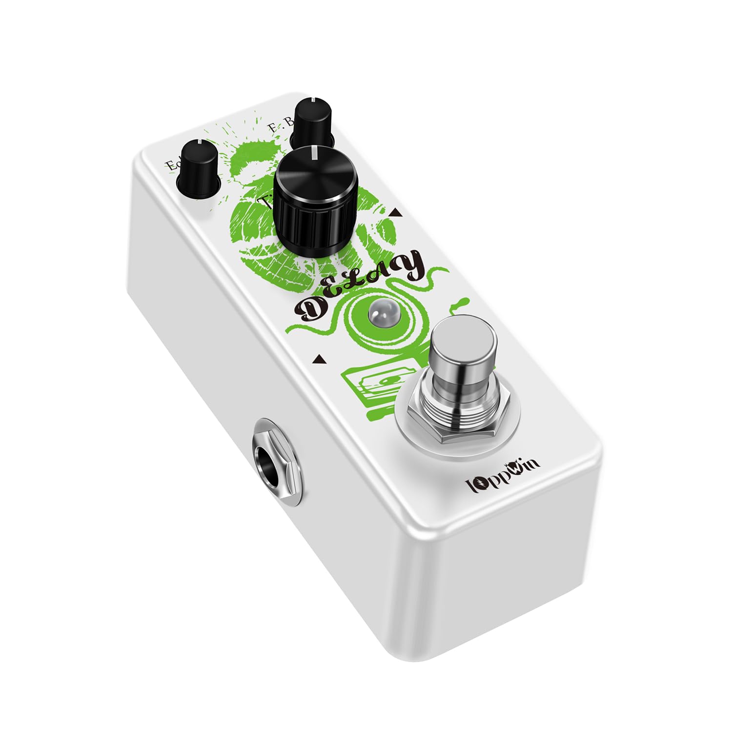 Gitarrenpedale Premium Analog Delay Pedal - Warme, saubere, glatte Töne mit 25ms-600ms einstellbarer Reichweite & True Bypass, für Retro Tone Lovers und Live Musiker