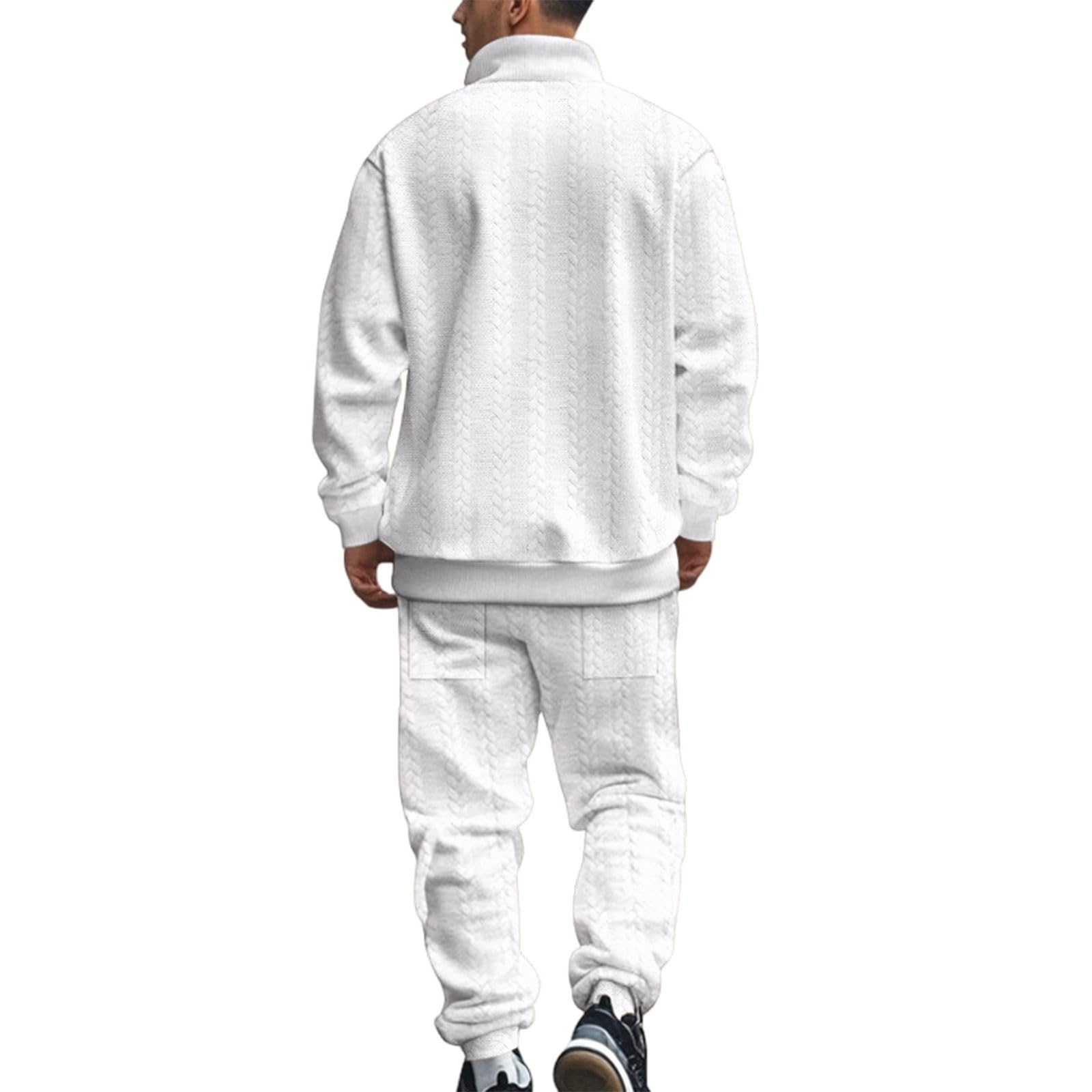 Pantalones deportivos de felpa para hombre, hip-hop, trajes deportivos de invierno de dos piezas, multifuncionales, trajes de fitness completos para hombre, conjunto de chándal de forro polar