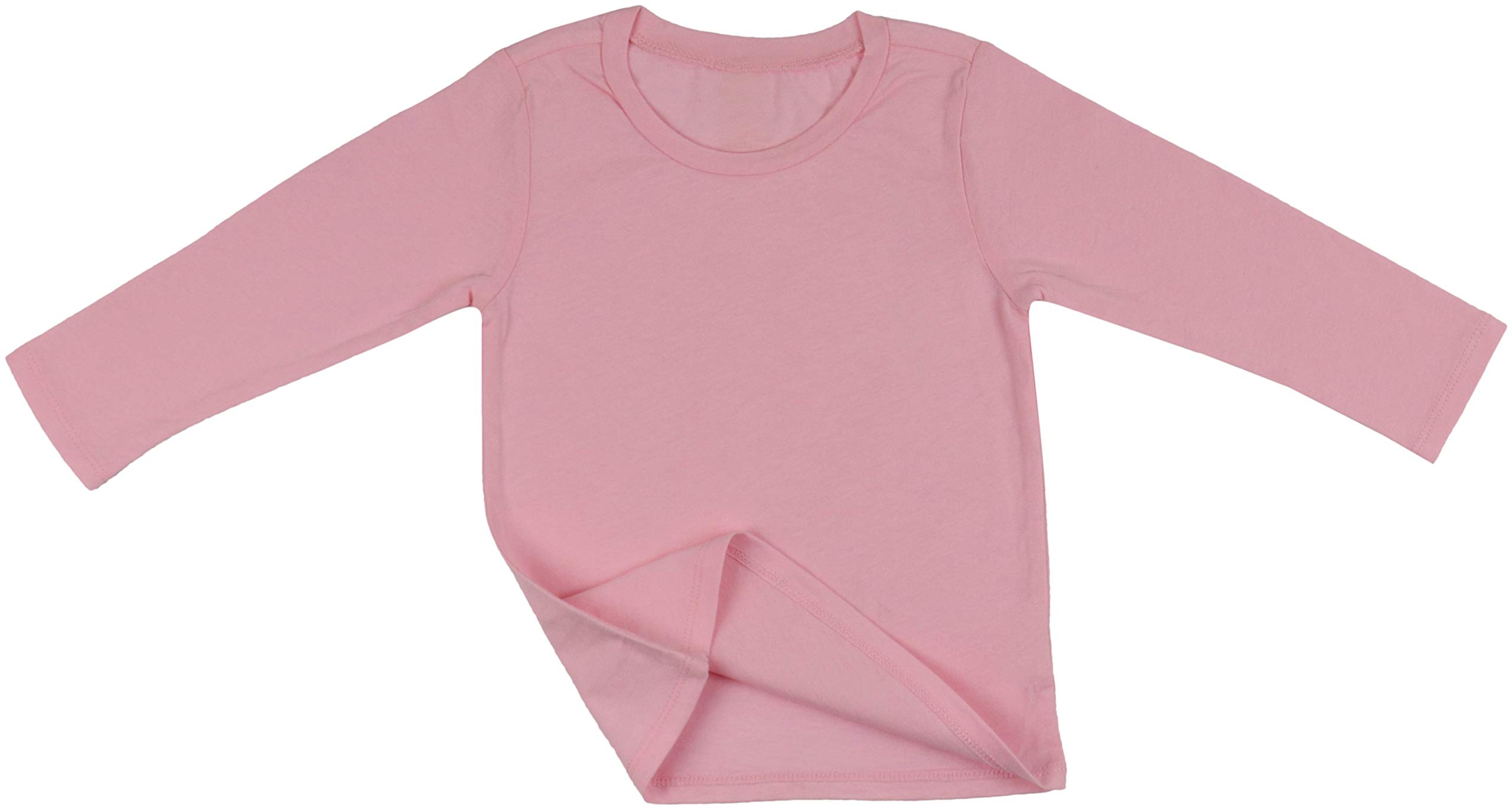ToBeInStyle - Camiseta de manga larga para niños y niñas - rosa - 4 años