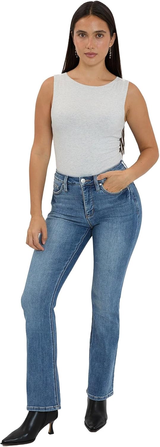 RFM Mia High Rise Slimmer Bootcut Jeans-Regular Inseam - Image 6