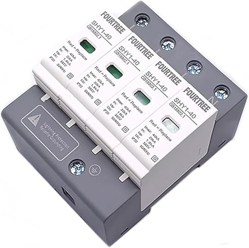 Miniatura 4 de GUMMMY Dispositivo de protección contra sobretensiones SPD AC 3P+N 20  40KA 30KA60KA 385V 420V Pararrayos de la casa Protector de bajo voltaje