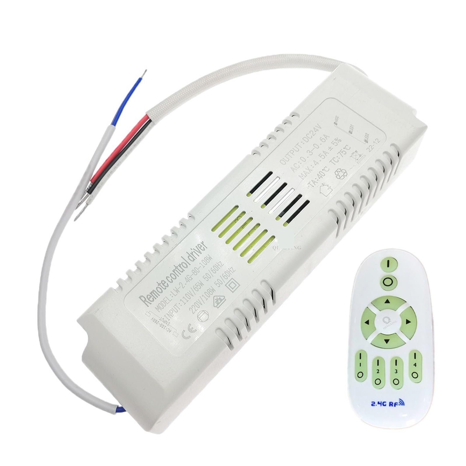 Alimentation LED variable 2.4G pour personnaliser l'ambiance du salon