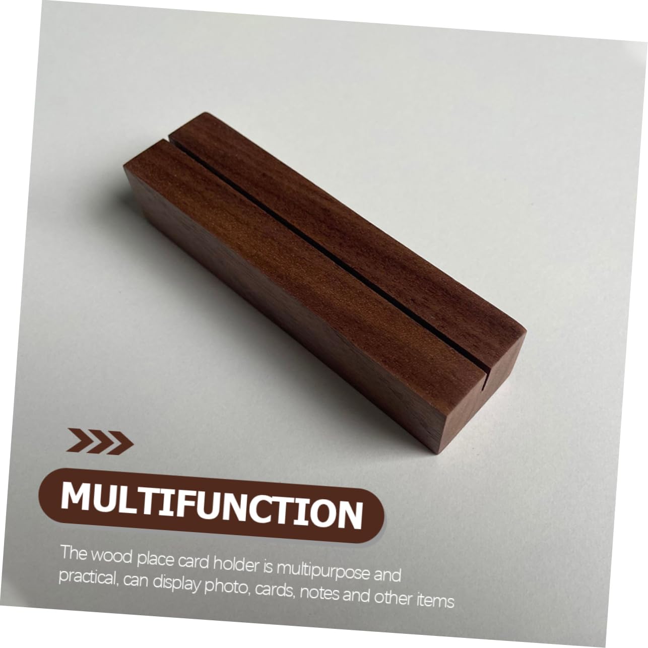 GLEAVI 12pezzi Porta Segnaposto in Legno Espositore per Biglietti Porta Cartelli da Tavolo in Legno Supporti per Numeri da Tavolo Base Stabile per Feste e Eventi Speciali