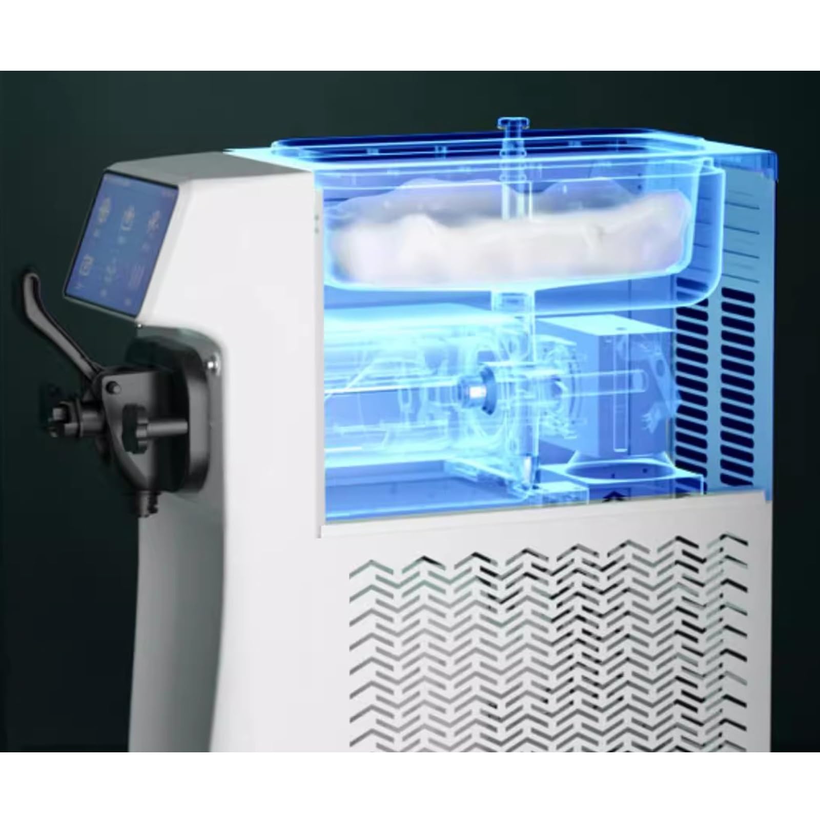 Máquina para Hacer Helados Máquina de Helado Comercial, máquina de Helado pequeña, máquina de Cono Dulce, máquina de Helado de Escritorio Completamente automática Maquina de Helados