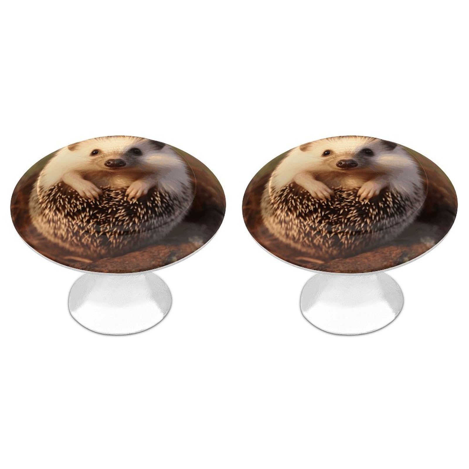 Vstadank Style Hedgehog Drawer Pulls Sturdy Stainless Steel Door Handle Round Cabinet Knobs Fashion Dresser Drawer Knobs Door Pulls Exquisite Cabinet Handles Furniture Pull 2Pcs