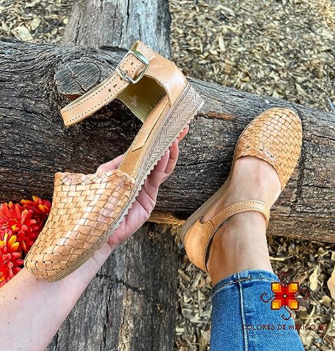 Colores De Mexico Mx Mexican Leather Boho Shoes For Women thumb #7