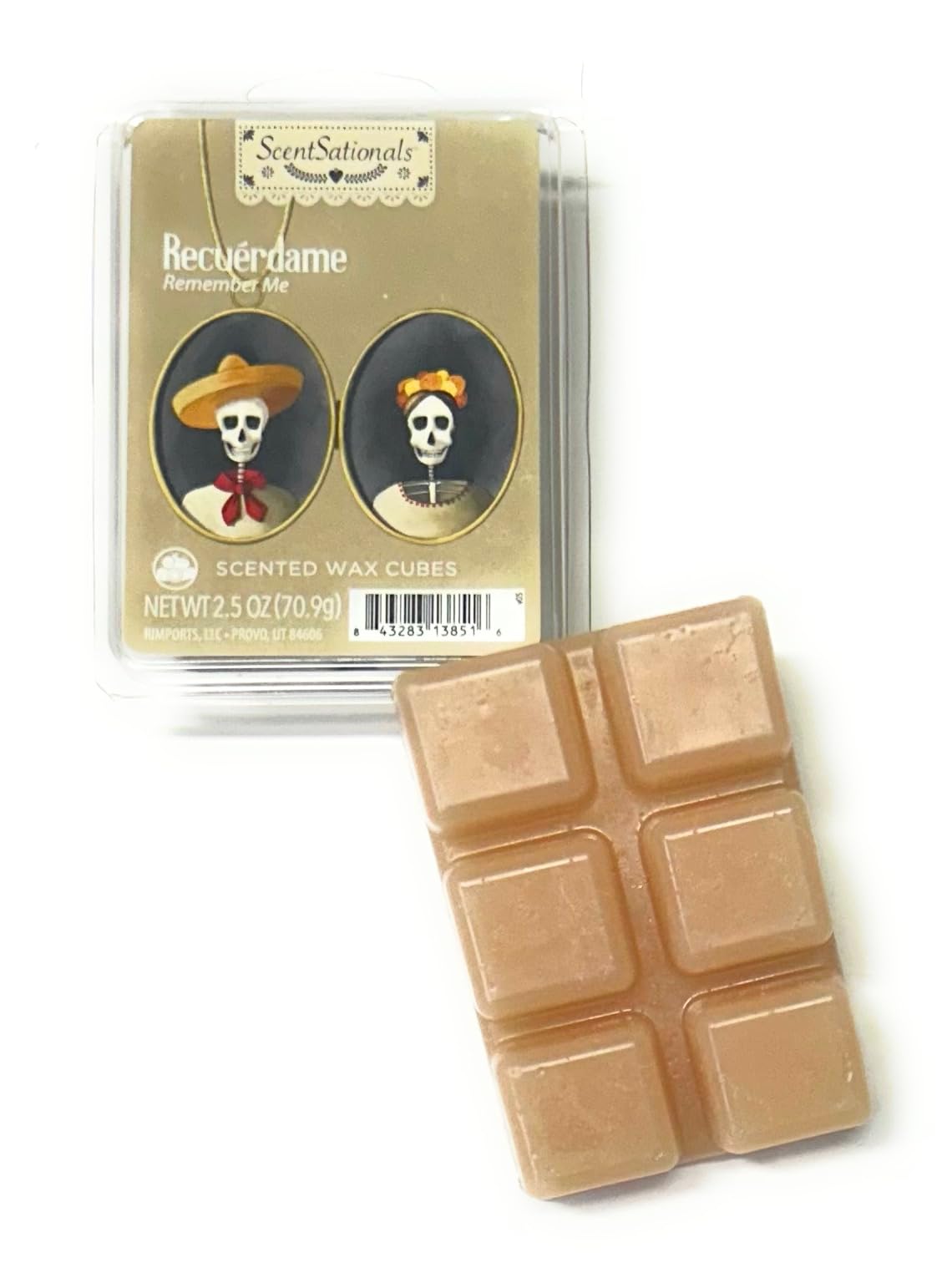 ScentSationals Day of The Dead Special Edition Scented Wax Cubes, 2.5 Oz Package (Recuerdame)