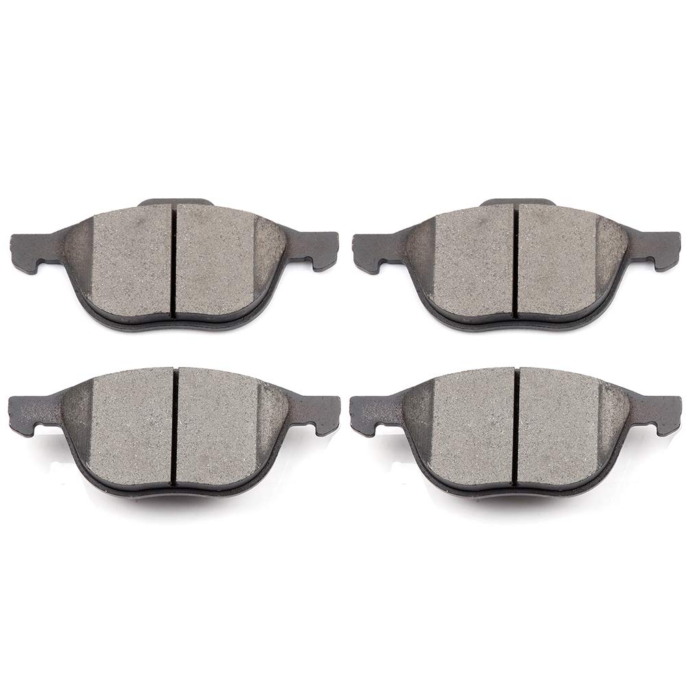cciyu D1044 Ceramic Front Brake Pad Set Fit For Ford C-Max,EcoSport,Escape, For Ford Focus,Transit Connect,For Mazda 3,3 Sport,5,For Volvo C30,C70,S40,V50