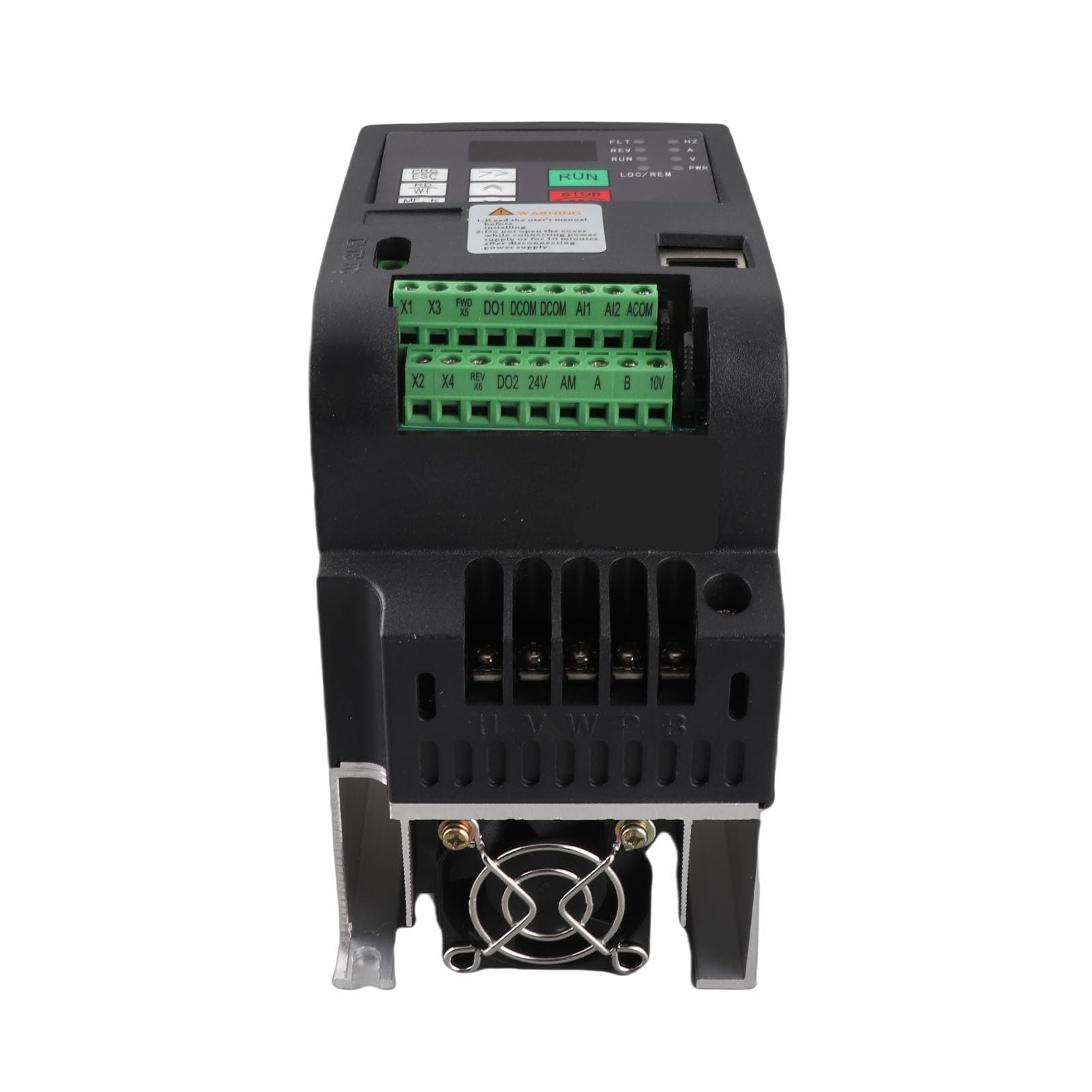 NFLIXIN Inversor de Frecuencia Variable ABS Aluminio Bomba Solar Convertidor de Accionamiento DC200 a 400V Entrada 2.2KW AC 3PH 0 a 220V para Sistemas de Bombeo de Agua Fotovoltaicos