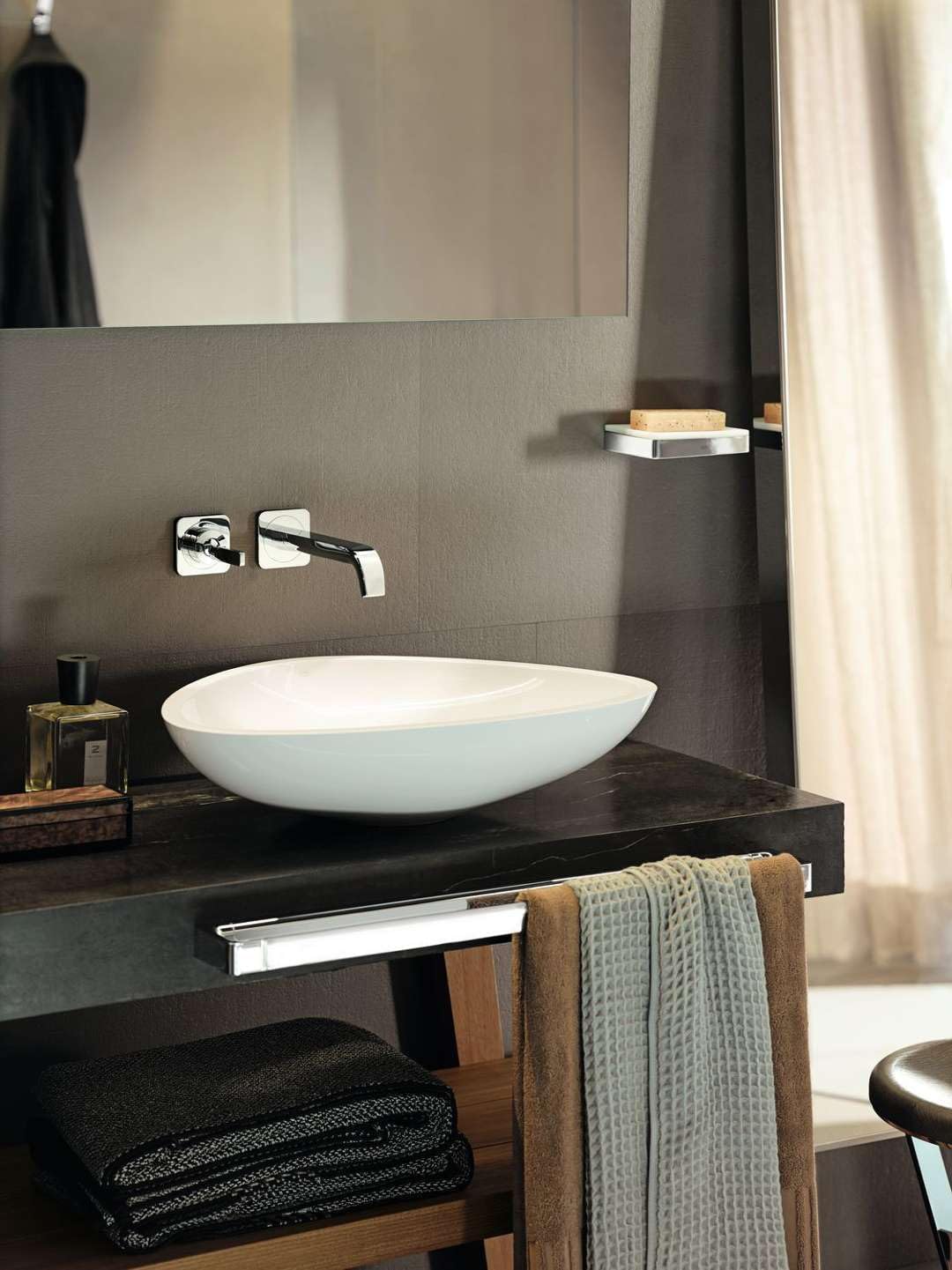 hansgrohe Basin Mixer UP Axor Citterio E F-Set chrome kurzer Auslauf