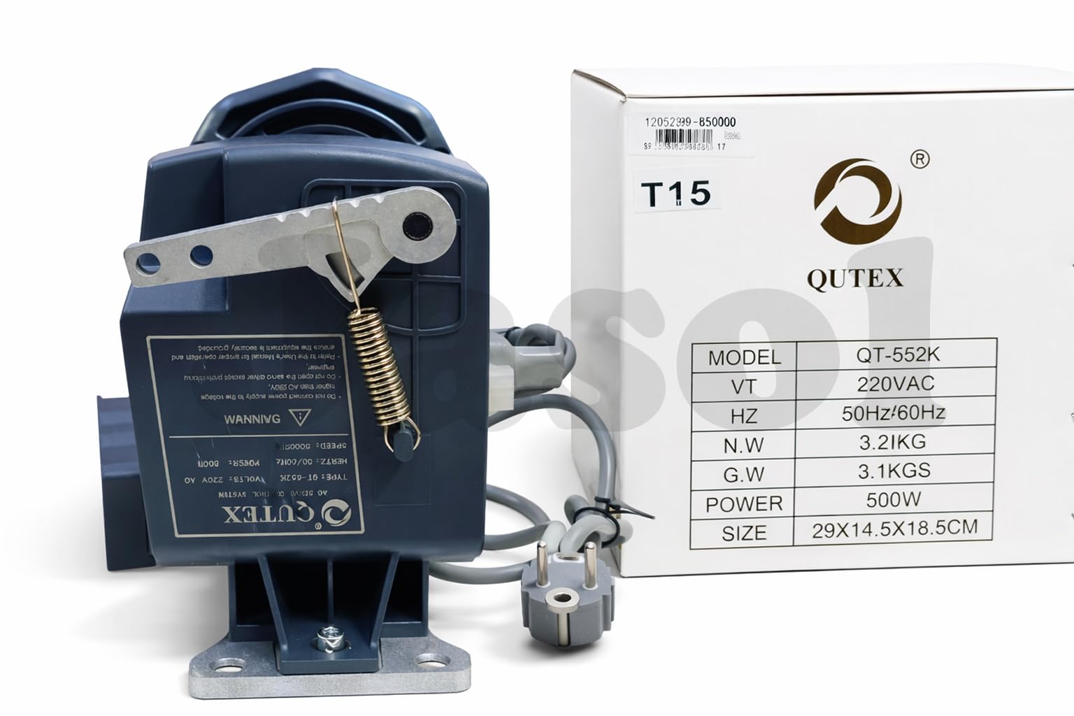 Jasol Sewing Machine Servo Motor for Industrial Machine Heavy Duty Power Saving Electronic Servo Motor (500W), Blue — Amazon image 3