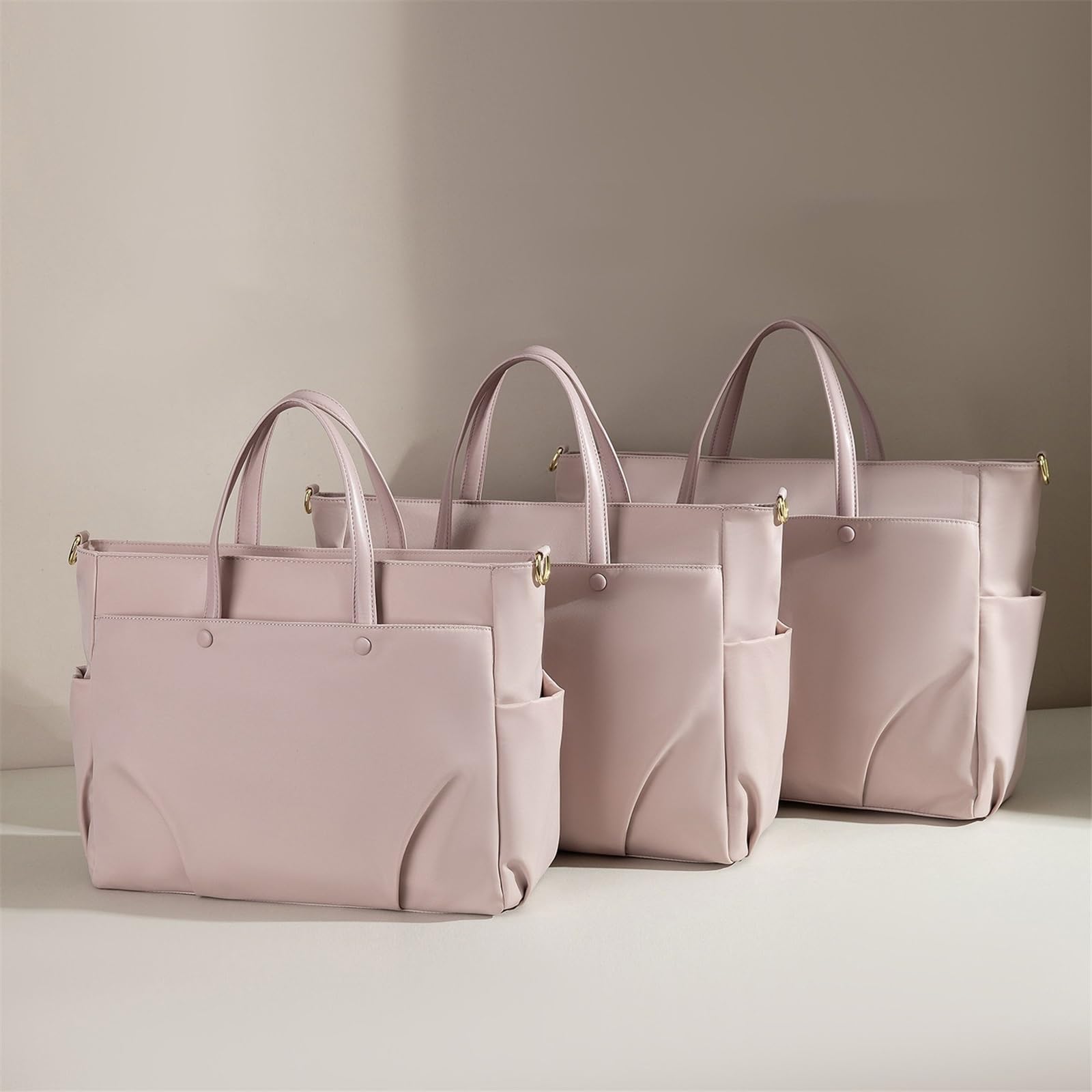 Funda Tableta Bolso de Mano for Ordenador portátil Trabajo, Bolso Cruzado Grande for Enfermera y Profesor con Hombro for Viajes Escolares Diarios Mochila portátil(Grey,Grande)