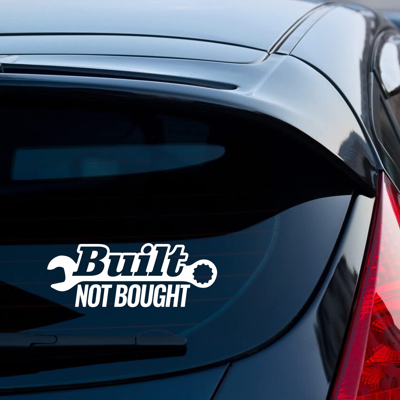 Built Not Bought Sticker Wallpaper 8k
