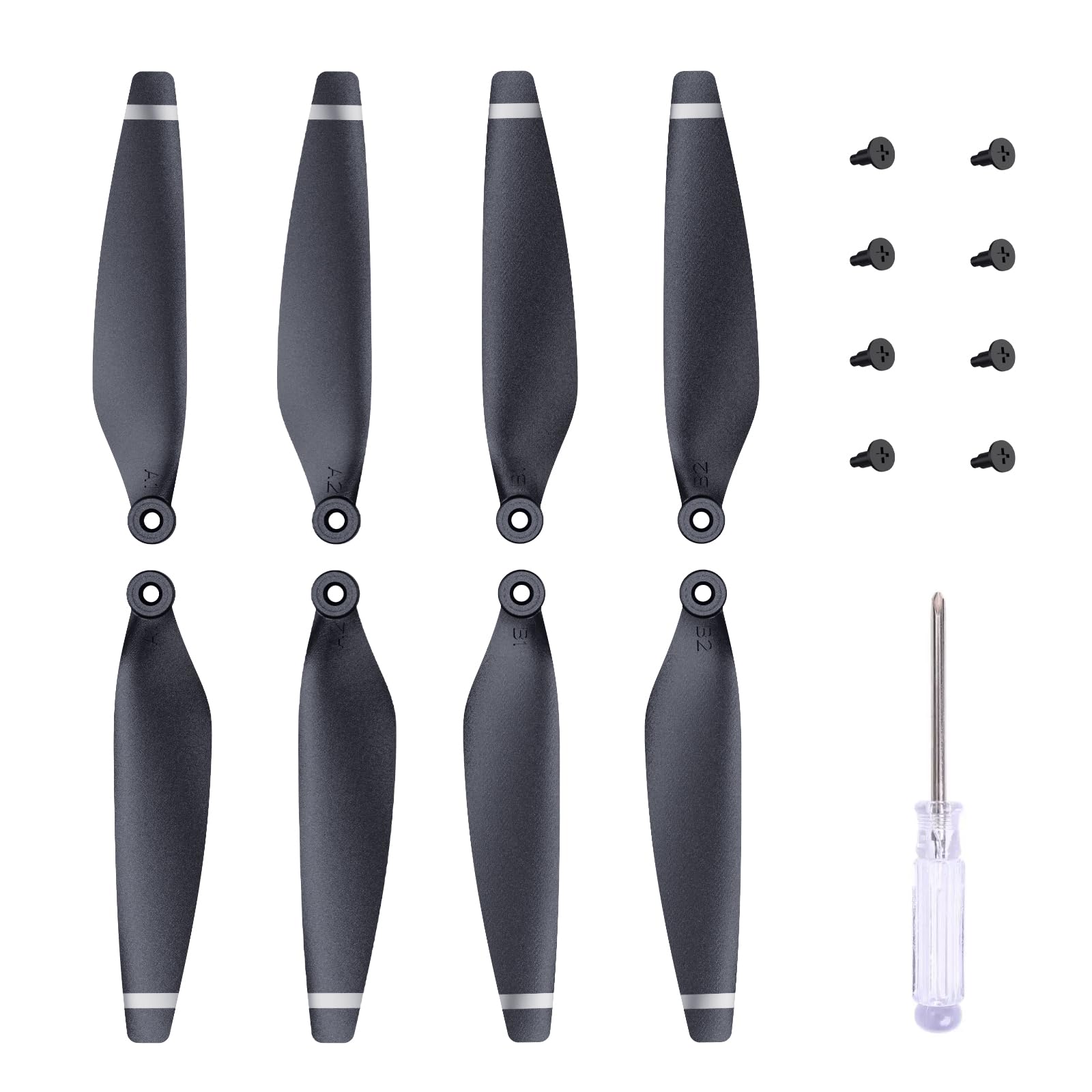 Bwine Drone 4 Pcs Original Propellers for F7MINI SE, RC Drone Quadcopter - Black