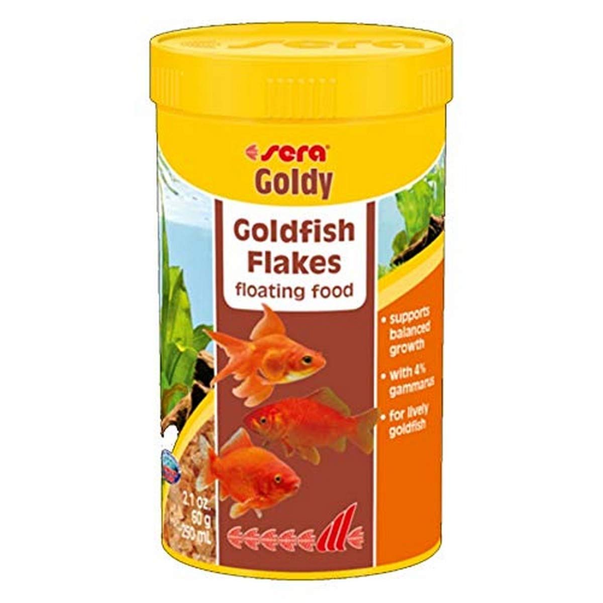 sera Goldy un alimento para Peces de Colores pequeños y Otros Peces de Agua fría exigentes con prebióticos para una Mejor utilización de Alimentos, Menor Carga de Agua y Menos Algas
