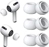 3 Pairs] Replacement Ear Tips for Airpods Pro and Airpods Pro 2nd Generation with Noise Reduction Hole,Silicone Ear Tips for Airpods Pro with Portable Storage Box and Fit in The Charging CaseMedium