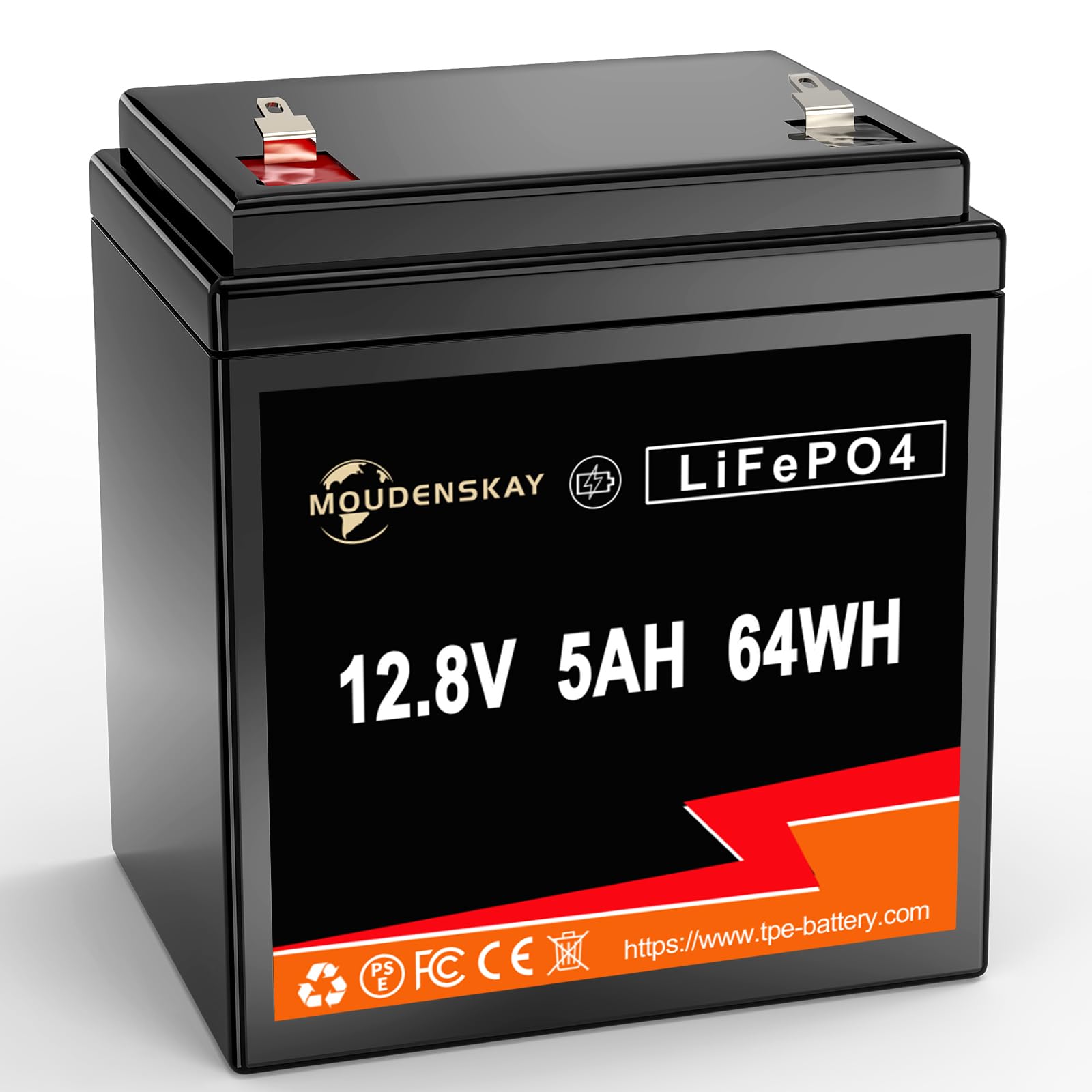 Batterie au lithium 12V 5Ah LiFePO4 Batterie 12V