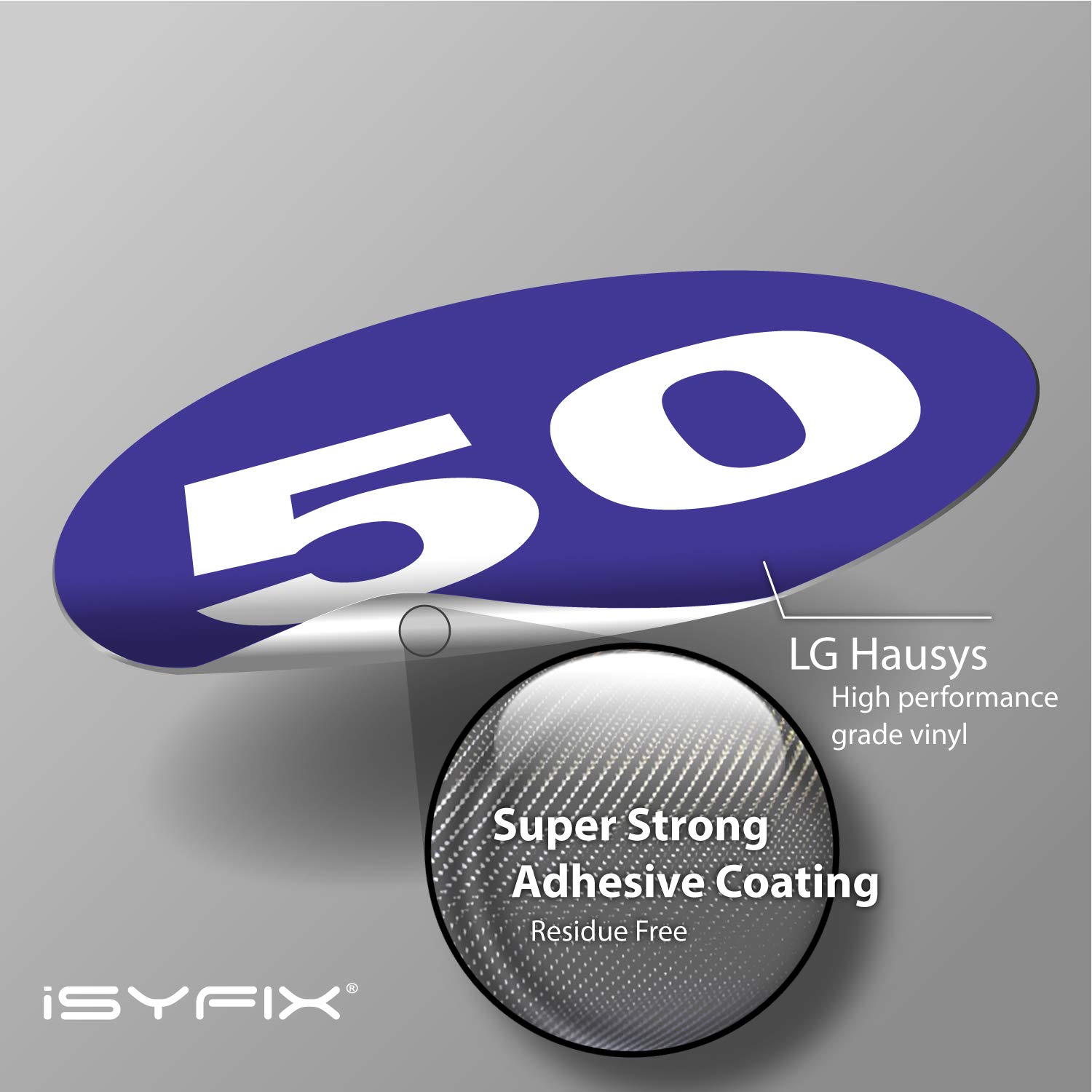 Snapklik.com : Blue Consecutive Number Stickers 1 To 50, 2-inch, 1 Set ...