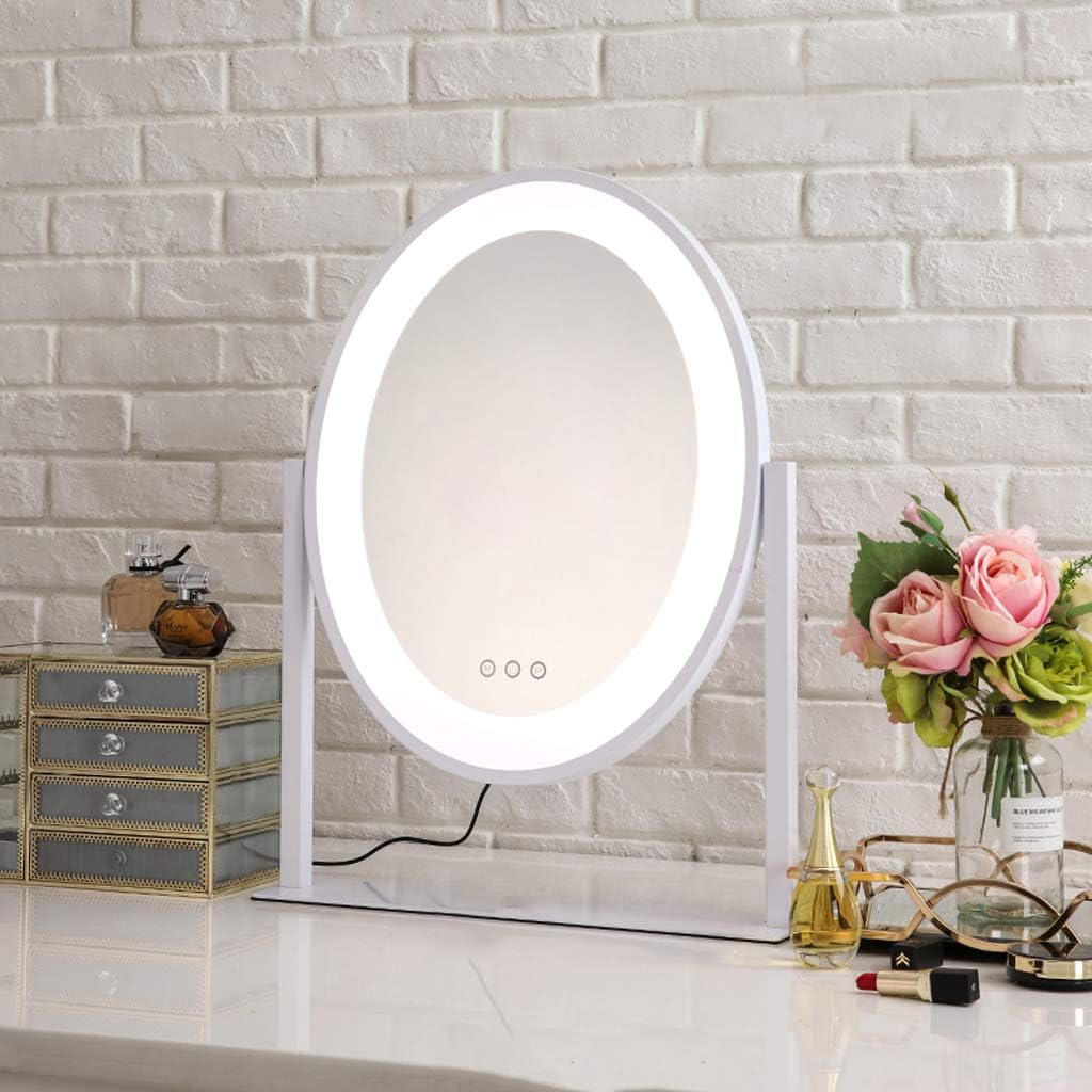 Makeup mirror with Lights, Lighted Vanity Mirror, Table
