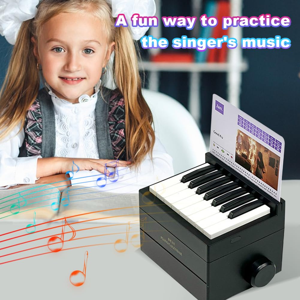 Mini Calendario Musical Singer Olivia Rodrigo Calendario De Piano 2025, Calendario De Calendario Semanal Hojas Música