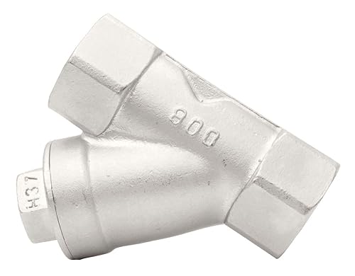 Miniatura 6 de DuraChoice - Filtro en Y de acero inoxidable de 12 SS 316 FxF NPT de 100 micrones