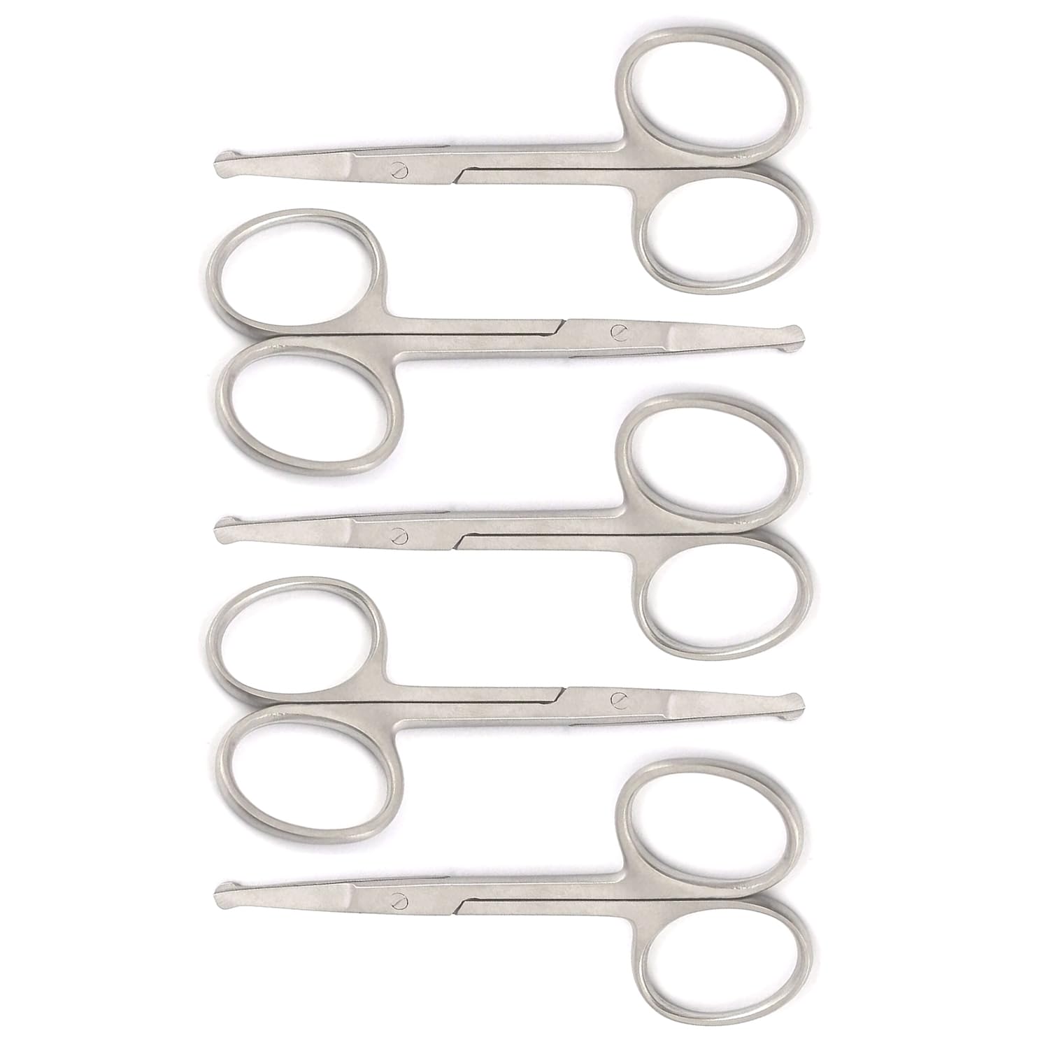 SET OF 5 PIECES SAFETY NOSE MUSTACHE SCISSOR