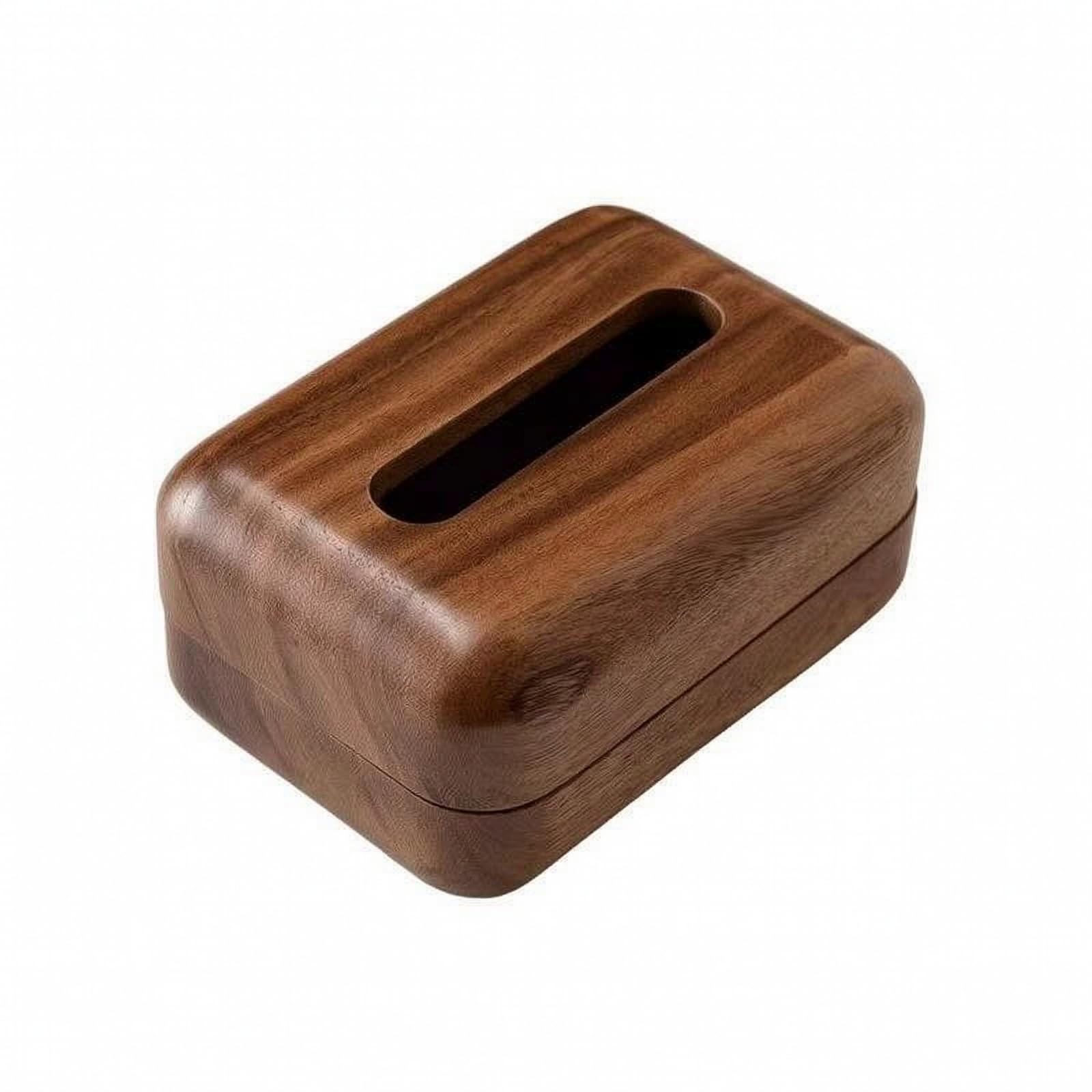 Fazzoletti in Legno da Tavolo Scatola Fazzoletti in Legno con Apertura periore Comp Contenitore per, 18.5cmx13cmx8cm