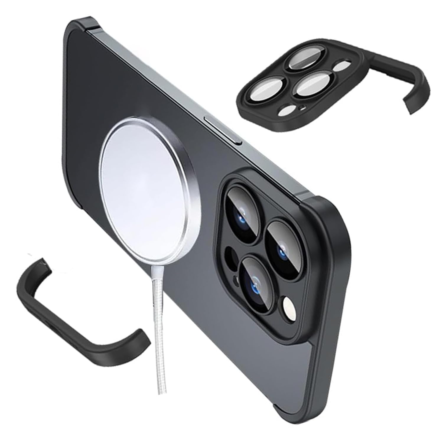 Amazon.co.jp: Lzzox iPhone 15 Pro Max用 ケース バンパー