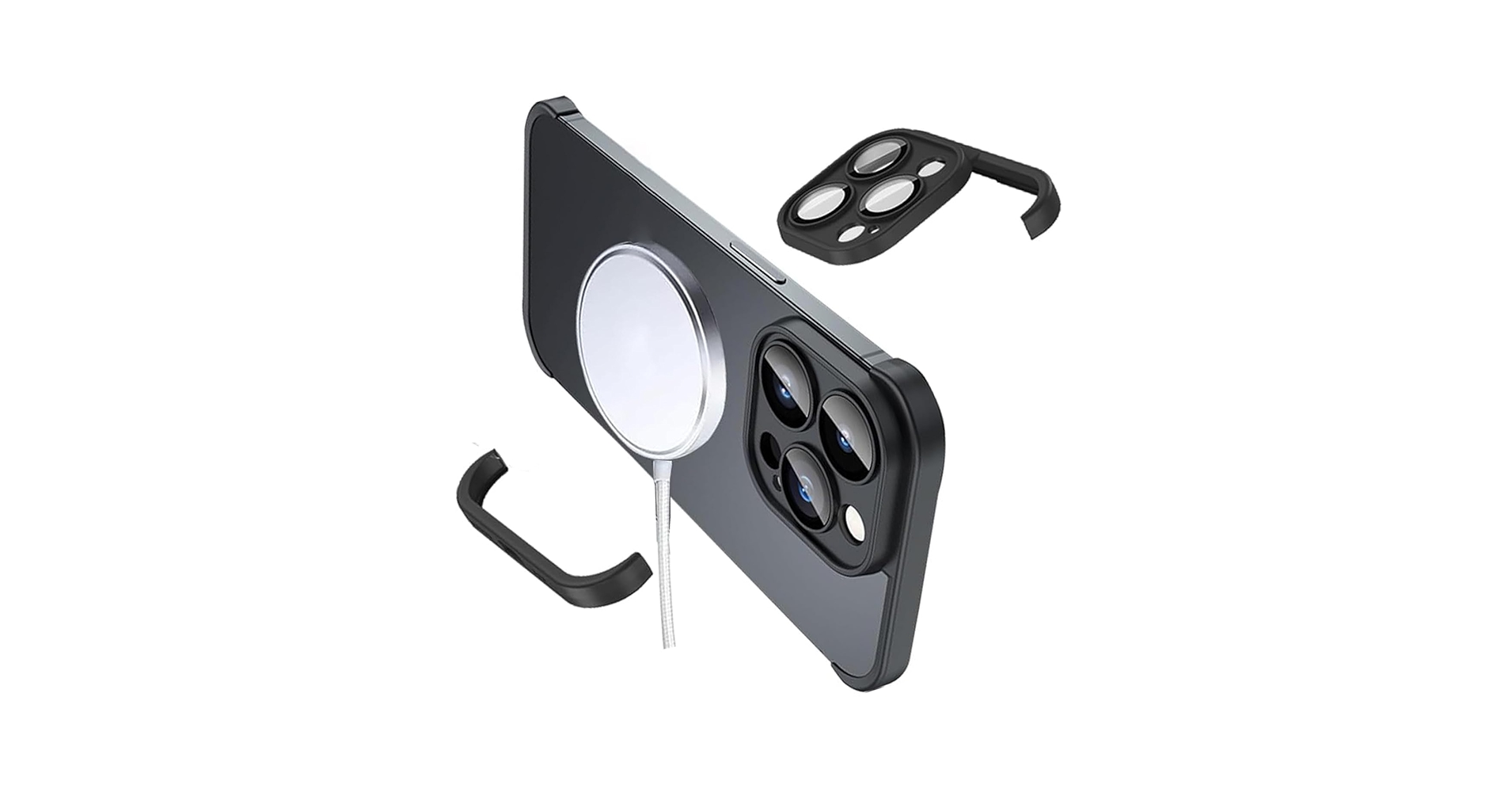 Amazon.co.jp: Lzzox iPhone 15 Pro Max用 ケース バンパー [背面なし