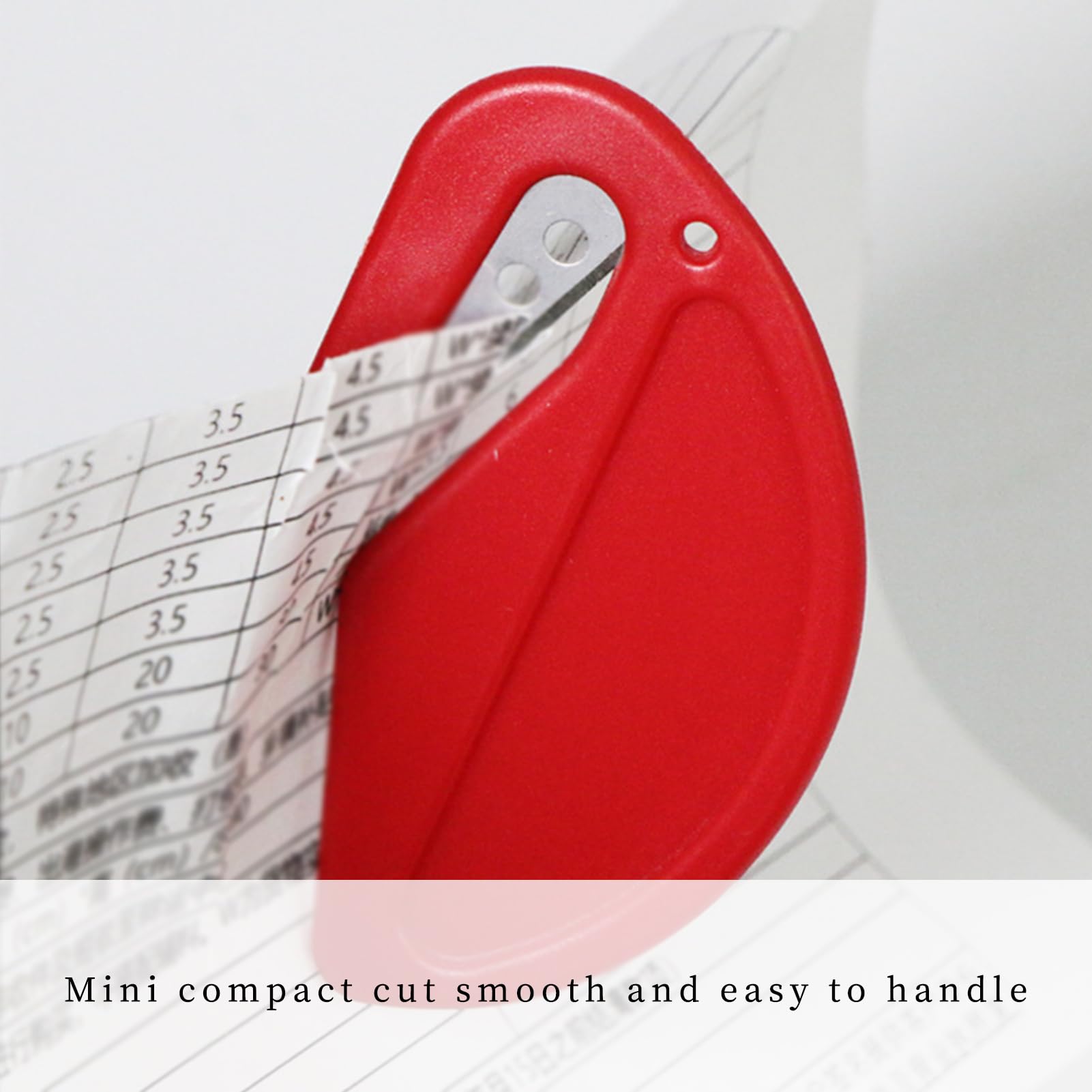 Ouvre Lettres Mini Cutter Ouvre Colis Coupe-Papier Lame Métal Ouvre-Courrier Enveloppe