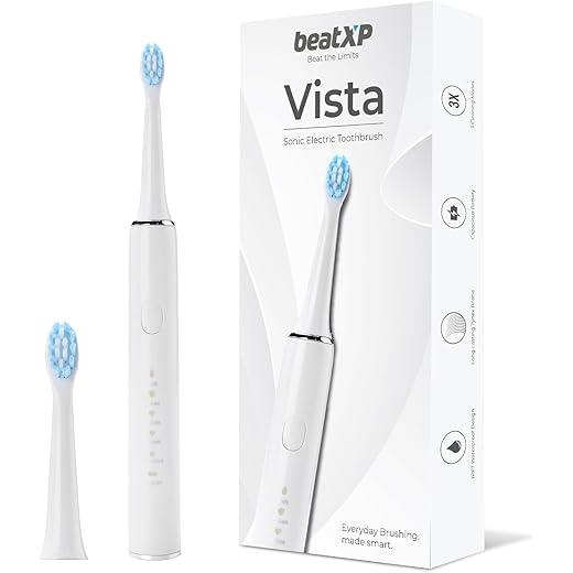 beatXP Vista Sonic Toothbrush with 2 Heads