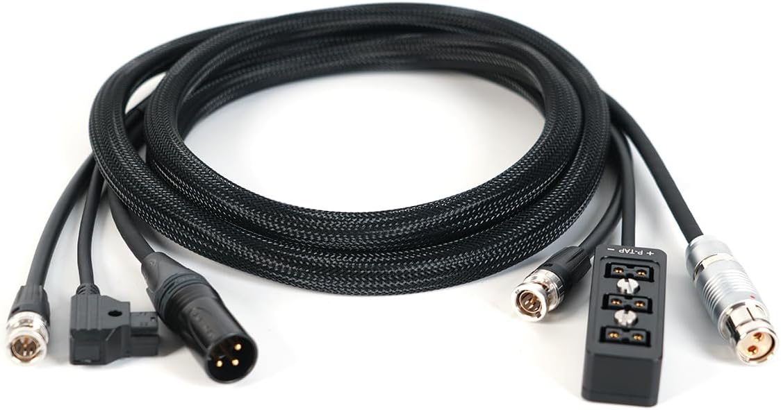 Portable V-Mount Battery Plate, Handle Fixing Board with XLR 3Pin Power Output for ARRI mini LF, RED Sony Camera (V-Mount Portable)